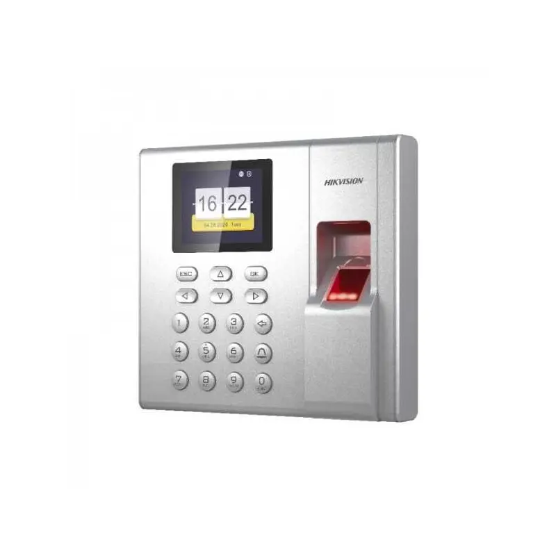 POINTEUSE + CONTRÔLE D’ACCÈS HIKVISION A EMPREINTE DIGITALE + BADGES