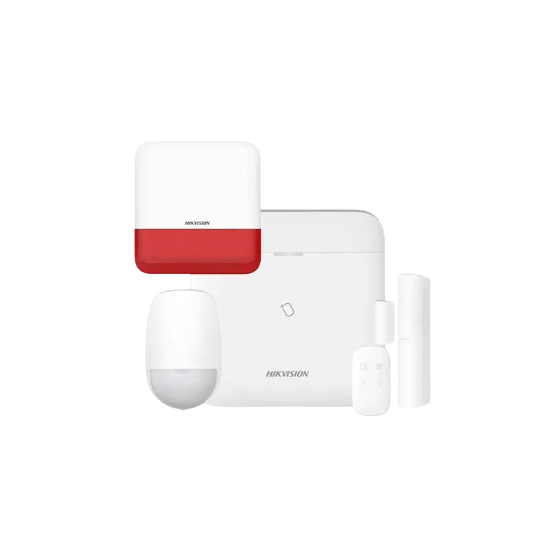 KIT ALARME AX PRO AVEC SIRÈNE EXTERNE SANS FIL HIKVISION